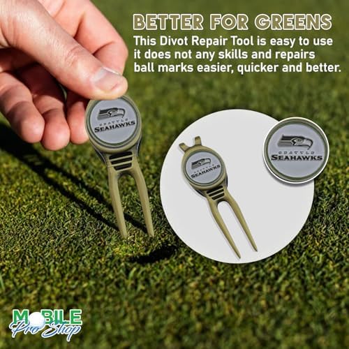 Divot Repair Tool with Double-Sided Removable Magnetic Ball Marker - Image 6