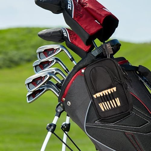 Golf Valuables Pouch for Men, Golf Balls Bag, Store 12-15 Balls, Using - Image 7