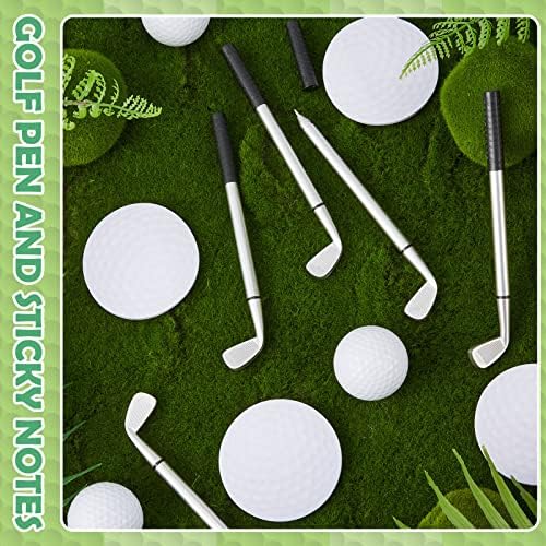 Estune 12 Set Golf Party Favors Include Club Pens Ball Sticky Notes - Image 3