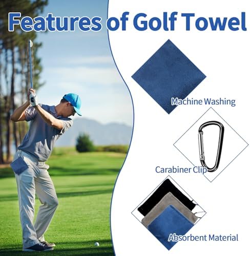 3PCS Golf Ball Towel Small Pocket Towel - Image 5