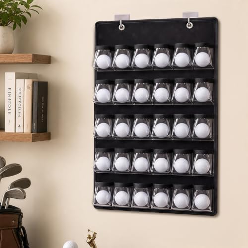 Golf Ball Holder Display Wall Organizer by Unknown
