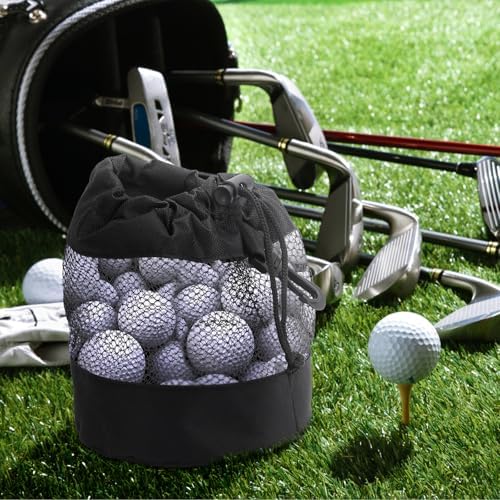 JJUNW 2 Pcs Golf Balls Storage Bag, Nylon Mesh Golf Ball Bags, Golf Pouch Bags - Image 6