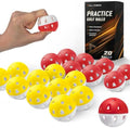 Wear-Resistant Practice Golf Balls, High Visibility by FULLCHOICE