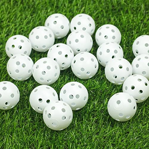 Plastic Golf Balls Practice Limited Flight Golf Training Ball Hollow Swing - Image 6
