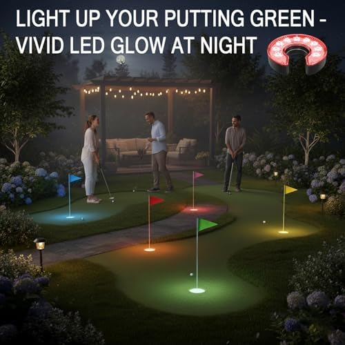 20Pcs LED Golf Hole Lights for Night Putting Green - Image 5