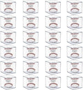 Baseball Display Case, 24 Pack Clear Acrylic Cube Holder Set by KALOPEZY