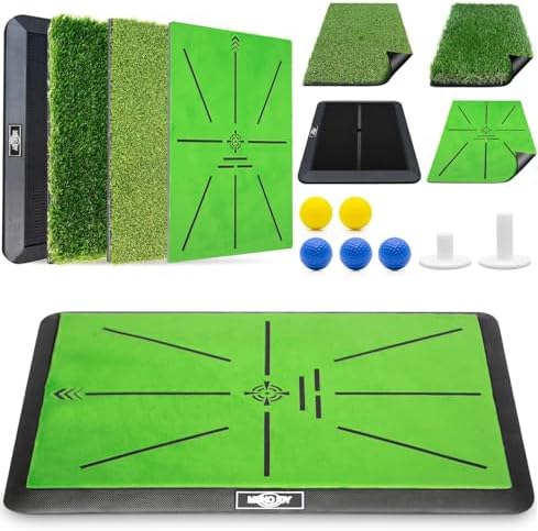 Golf Mat Practice Indoor/Outdoor by MONOJOYGiveYouAEasierLife