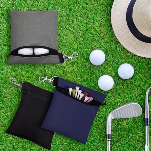 Shappy 3 Pcs Golf Tee Bag Pouch, 6.7x5.5 Inch - Image 5