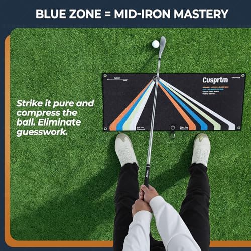 Magnetic Golf Stance Towel & Alignment Training Aid – Dual-Sided Proper Ball - Image 3