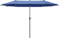 HERA'S PALACE 13 ft Large Patio Umbrella, Double-Sided Twin, Outdoor Market by HERASPALACE