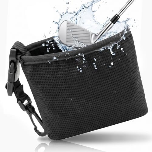 1 Pack Black Golf Club & Ball Cleaning Bag by Unknown