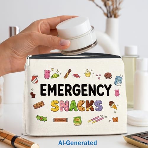 YeleY Snack Lover Gift Makeup Bag - Image 6