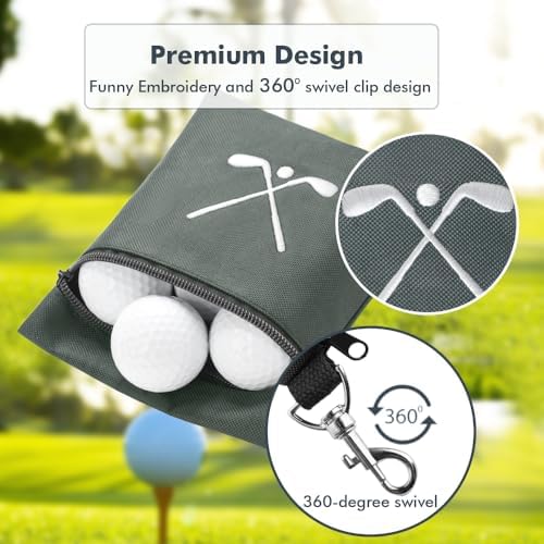 Golf Tee Bag, Waterproof Golf Tee Pouch - Image 4
