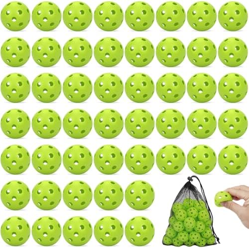 Coopay 24/50/100 Pack Practice Baseball 42mm Mini Plastic Hollow Softballs by Coopay