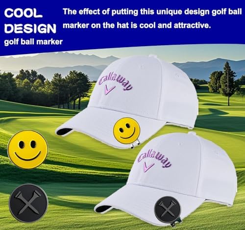 Adhere Golf Ball Markers with Strong Magnetic Hat Clip - Image 3