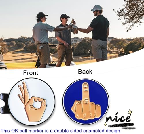 Adhere Golf Ball Markers with Strong Magnetic Hat Clip - Image 5