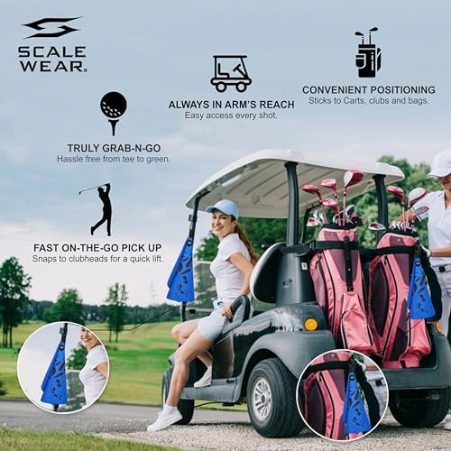 Magnetic Waffle Golf Towel 16x24 - Image 6