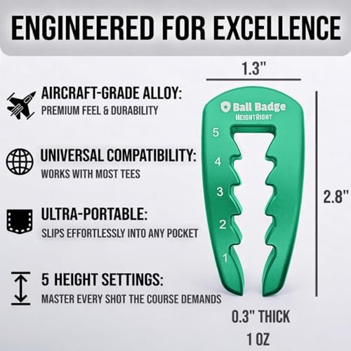 HeightRight Adjustable Golf Tee Height Tool - Image 6