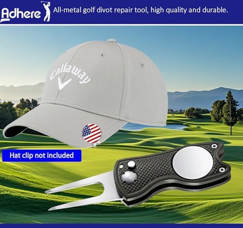 Adhere Golf Ball Markers & Divot Tools Personlized Enamel Ball Markers - Image 3