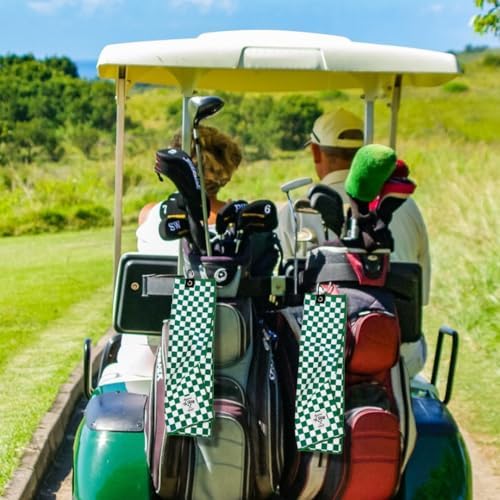 Against The Grain 2 Pack Microfiber Waffel Pattern Golf Towels - Image 6