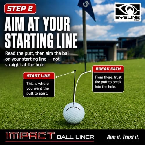 EyeLine Golf Impact Ball Liner 3-Pack - Image 6