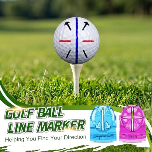 Outus 2 Pcs Golf Ball Marking Stencil Alignment Liner - Image 2