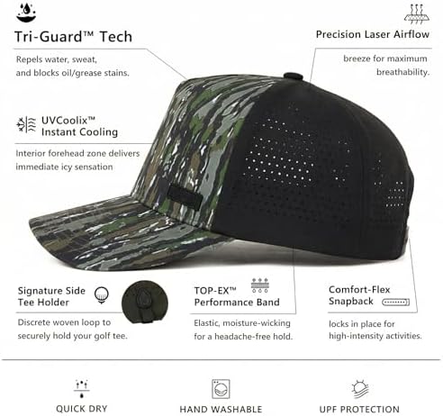 TOP-EX Performance Golf Baseball Hat - Image 5
