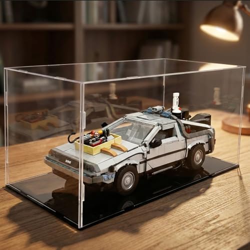 Acrylic Display Case for LEGO 10300 Back to the Future Time Machine, 15.7" x - Image 4