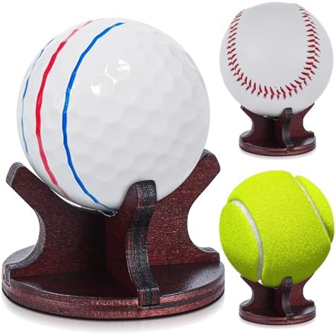 WinnerWhy Wooden Golf Ball Display Stand by WinnerWhy