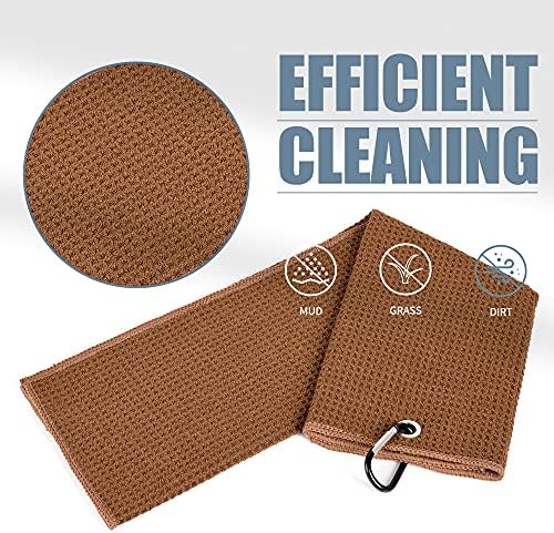 Mile High Life Tri-fold Golf Towel | 16" X 24" | Premium Microfiber Fabric | - Image 3