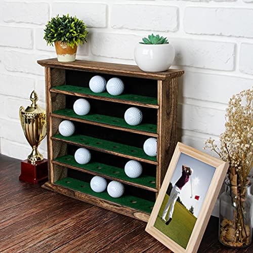 J JACKCUBE DESIGN 30 Golf Ball Display Case Wall Rack Cabinet Holder Shelf - Image 3