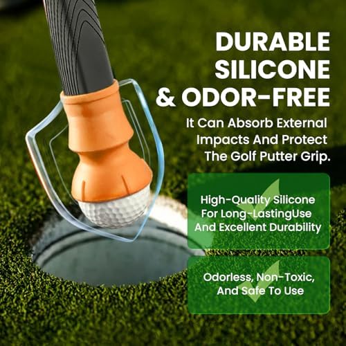 Golf Ball Retriever for Putter Value 3 Pack，Durable Flexible Rubber Suction Cup - Image 2