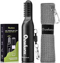 Golf Club Cleaner Brush with Water, Rotating Cover and 4 oz Bottle by Quwiunx