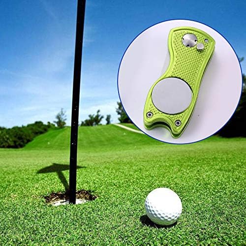 2 Pack Metal Foldable Golf Divot Tool - Image 6