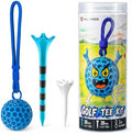 Durable Plastic Golf Tees, 100/50 Pack, Designed to Reduce Friction and Side by FULLCHOICE