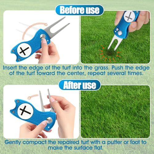 Golf Divot Repair Tool with Magnetic Ball Marker - Image 5