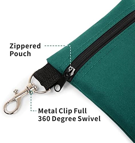 Golf Tee Pouch, 5.62 X 6.87 Inch Professional Zipper Golf Tee/Ball Pouch Bag - Image 4