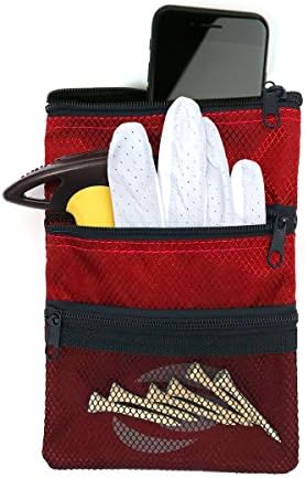 Orlimar Detachable Golf Accessory Pouch, 3 Zippered Pockets - Image 3
