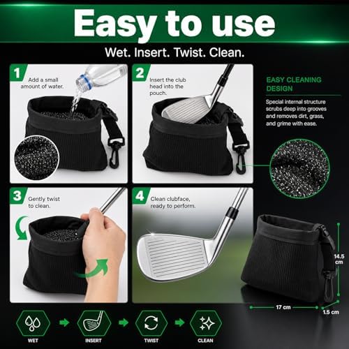 Golf Club and Ball Cleaning Bag - Image 4