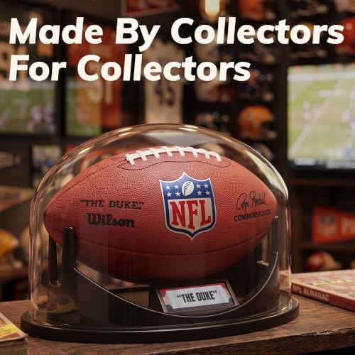 Full Size Autographed Football Display Case - Image 4