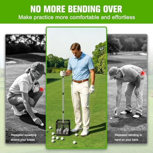 Golf Ball Picker Upper, No Bending Golf Ball Retriever - Image 3