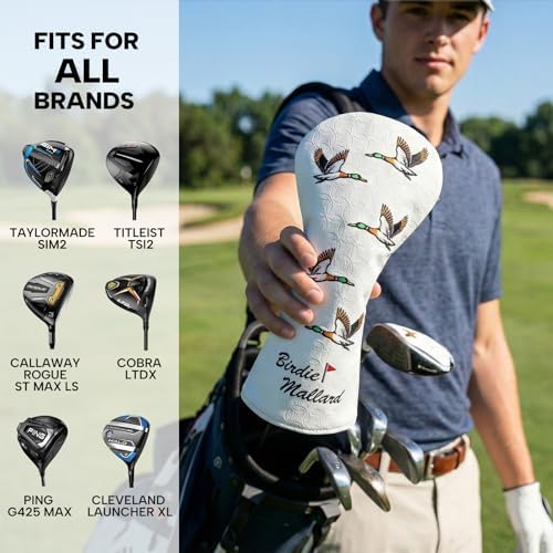 Mallard Golf Headcovers Golf Head Cover Putter Headcover Golf Gifts - Image 6