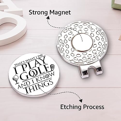 Hafhue That's What I Do I Play Golf Golf Ball Marker - Image 4
