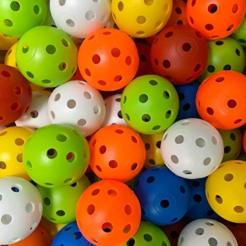 Crestgolf 50pcs Plastic Golf Training Balls – Airflow Hollow 40mm Golf Balls - Image 5