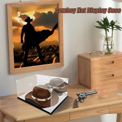 Cowboy Hat Display Case with Dual Mirrors, 3mm Acrylic - Image 5