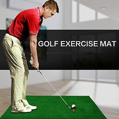 Golf Mat 12“x24“Practice Hitting Mat Portable Golf Mat Rubber Tee Holder - Image 2