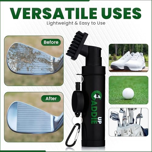 Golf Club Cleaner Brush with Water Spray - Image 4