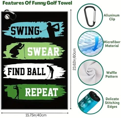 Funny Golf Towel, Funny Golf Towel - Image 2