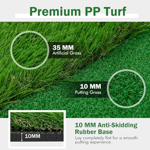 Tangkula 10 FT Golf Putting Green, Large Professional Golf Training Mat - Image 2