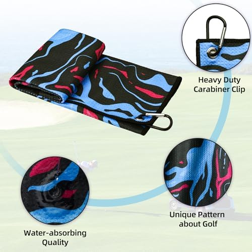 Mile High Life Golf Towel 16"x24", Microfiber Waffle Weave - Image 4